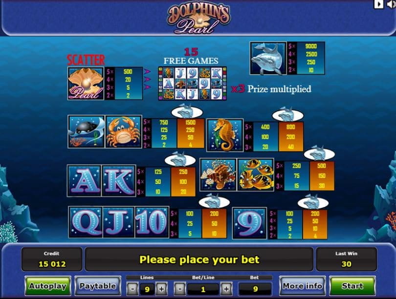 Play dolphins pearl slot